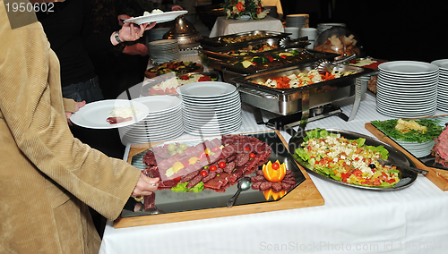 Image of coctail and banquet catering party event