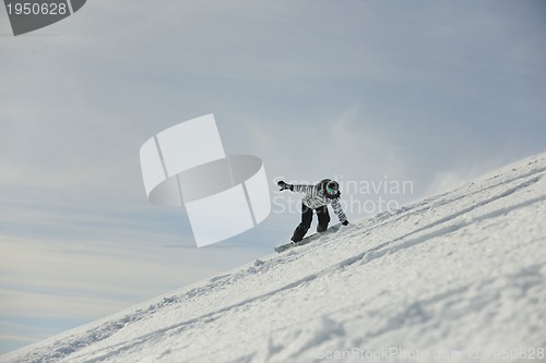 Image of snowboard woman