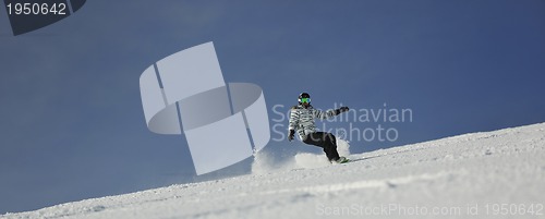 Image of snowboard woman