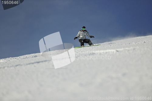 Image of snowboard woman