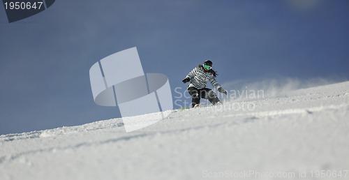 Image of snowboard woman