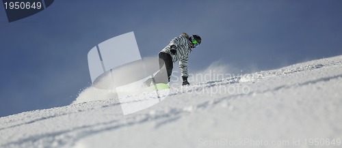 Image of snowboard woman