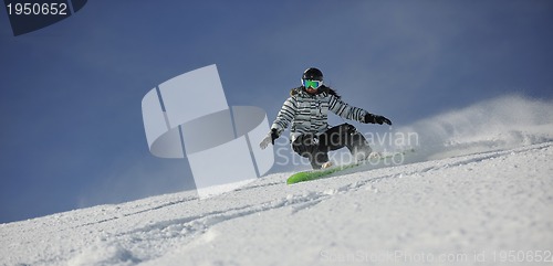 Image of snowboard woman