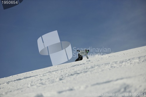 Image of snowboard woman