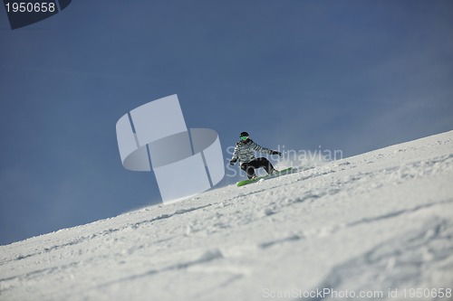 Image of snowboard woman