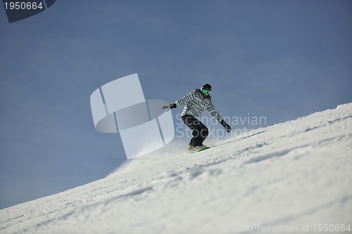 Image of snowboard woman