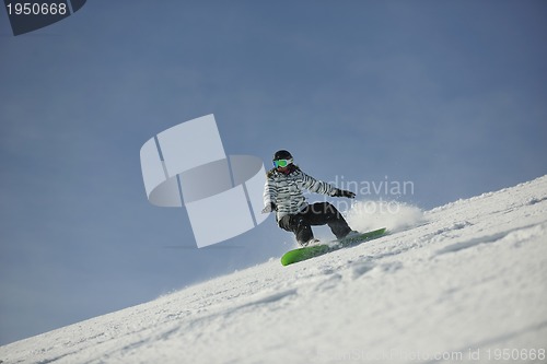 Image of snowboard woman