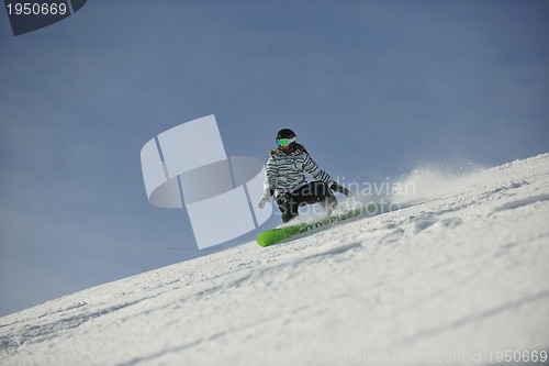 Image of snowboard woman