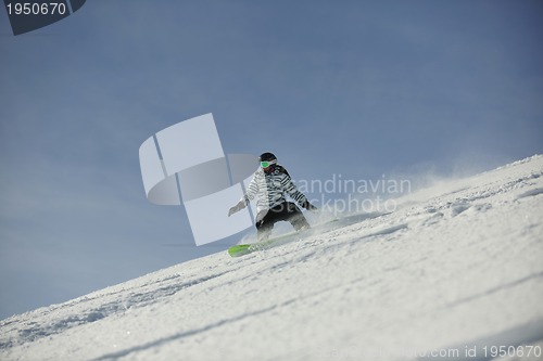 Image of snowboard woman