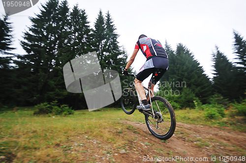 Image of  mount bike man outdoor