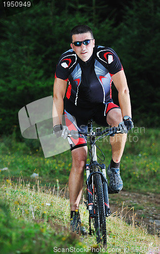 Image of  mount bike man outdoor