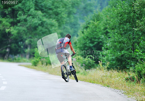 Image of  mount bike man outdoor