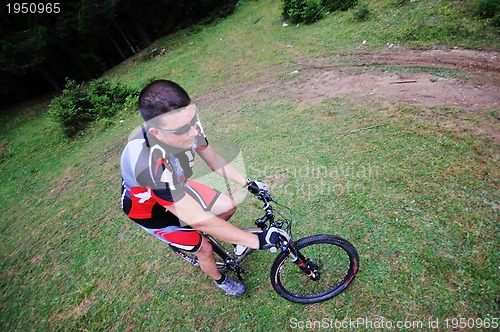 Image of  mount bike man outdoor