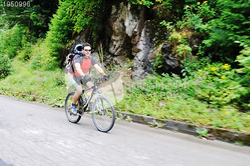 Image of  mount bike man outdoor