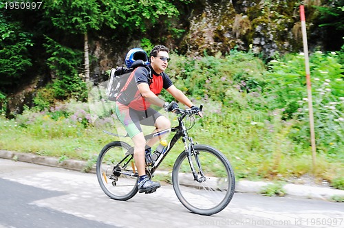 Image of  mount bike man outdoor