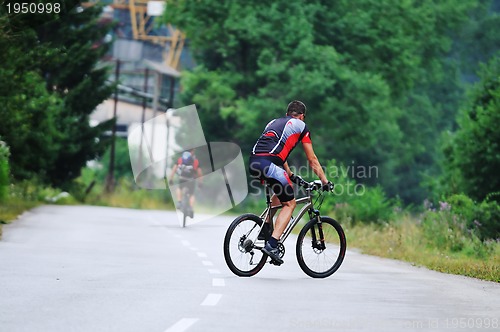 Image of  mount bike man outdoor