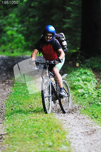 Image of  mount bike man outdoor