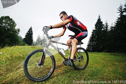 Image of mount bike man outdoor