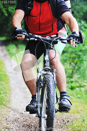 Image of  mount bike man outdoor
