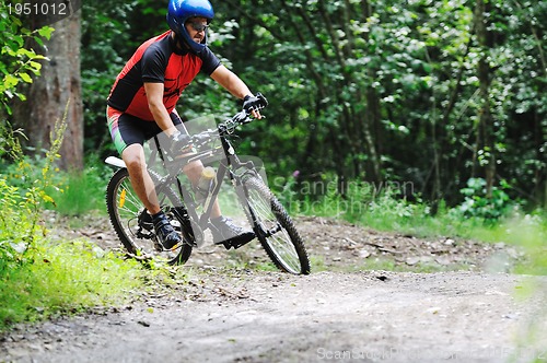 Image of  mount bike man outdoor