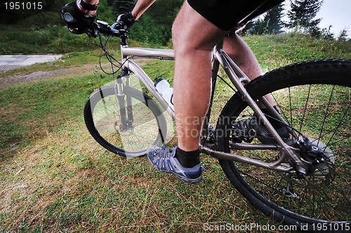 Image of  mount bike man outdoor