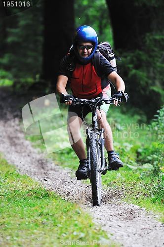 Image of  mount bike man outdoor