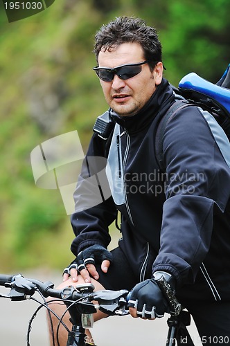 Image of  mount bike man outdoor