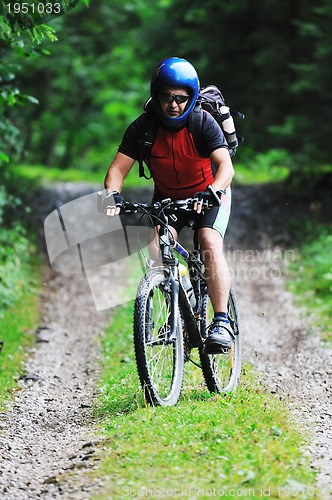 Image of  mount bike man outdoor