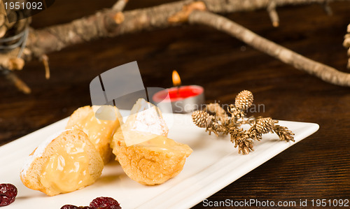 Image of Filled Christmas buns