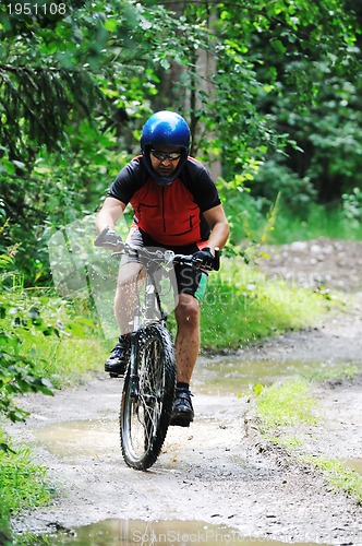 Image of  mount bike man outdoor