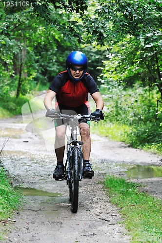 Image of  mount bike man outdoor