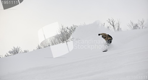 Image of freestyle snowboarder