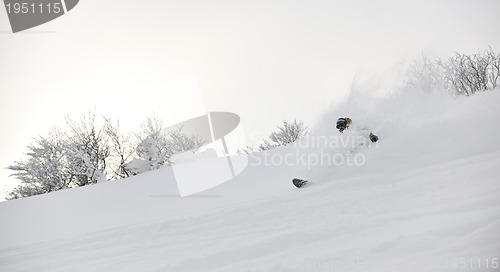 Image of freestyle snowboarder