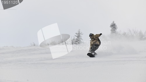 Image of freestyle snowboarder