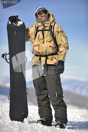 Image of snowboarder portrait