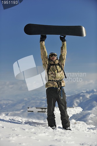 Image of snowboarder portrait