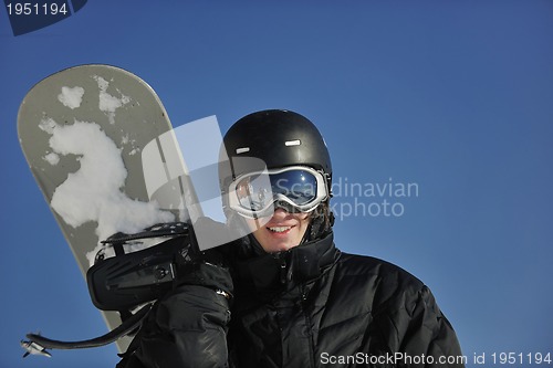 Image of snowboarder portrait