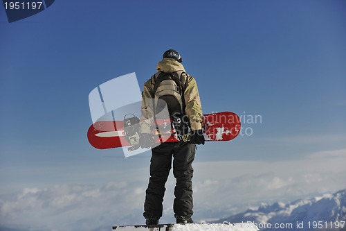 Image of snowboarder portrait