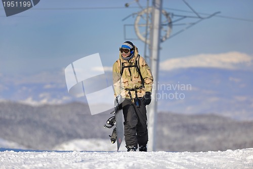 Image of snowboarder portrait