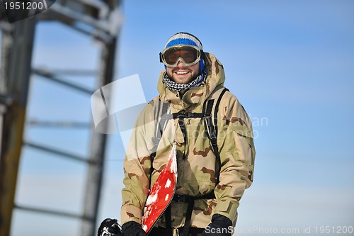 Image of snowboarder portrait