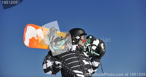 Image of snowboarder portrait