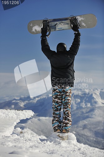 Image of snowboarder portrait