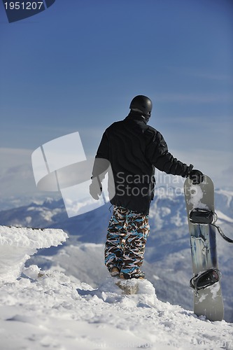 Image of snowboarder portrait