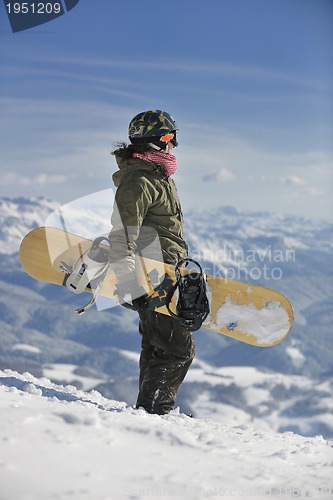 Image of snowboarder portrait