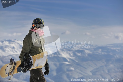 Image of snowboarder portrait