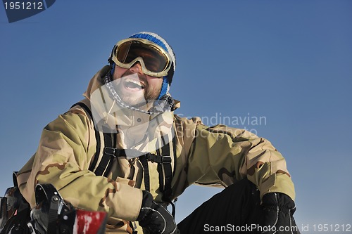 Image of snowboarder portrait