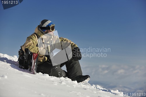 Image of snowboarder portrait