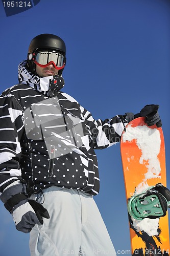 Image of snowboarder portrait