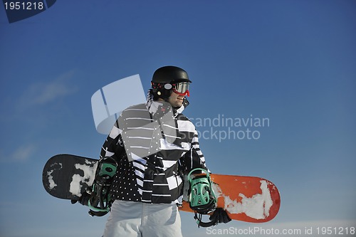 Image of snowboarder portrait