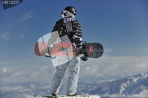 Image of snowboarder portrait